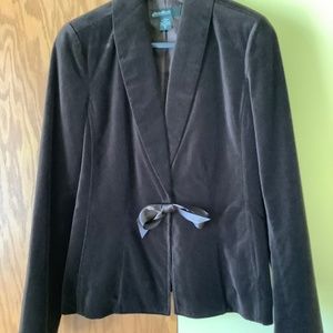 Velveteen blazer